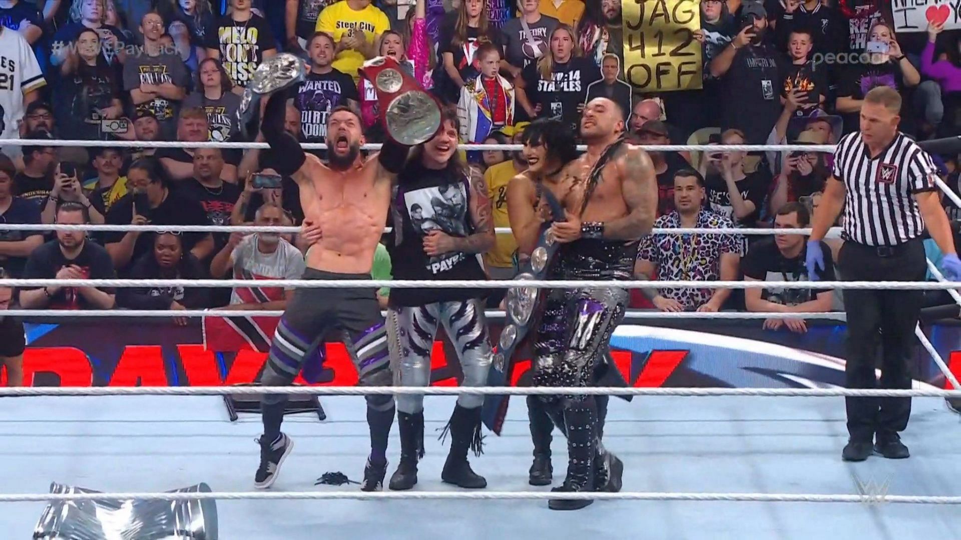 The rest of the Judgment Day will likely be around during the title match on RAW.